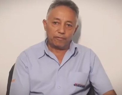 APVS TRUCK 24 foto de Genivaldo dando depoimento